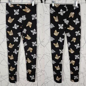 Just Cozy Cats Kittens Printed Fleece Lined Leggings Winter Outdoor